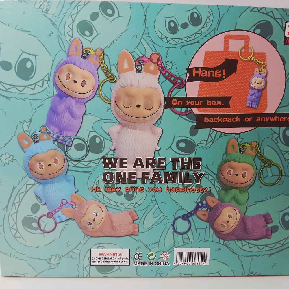 Colorful Character Keychain Set - Picture 3 of 3